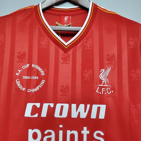 Camisa Liverpool Retrô 1985/1986 Vermelha - Manto Club