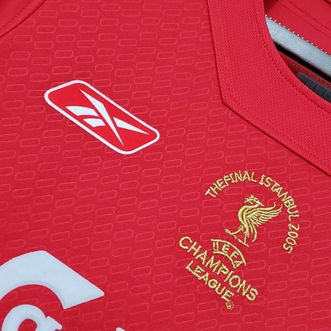 Camisa Liverpool Retrô 2005 Vermelha - Reebok - Manto Club