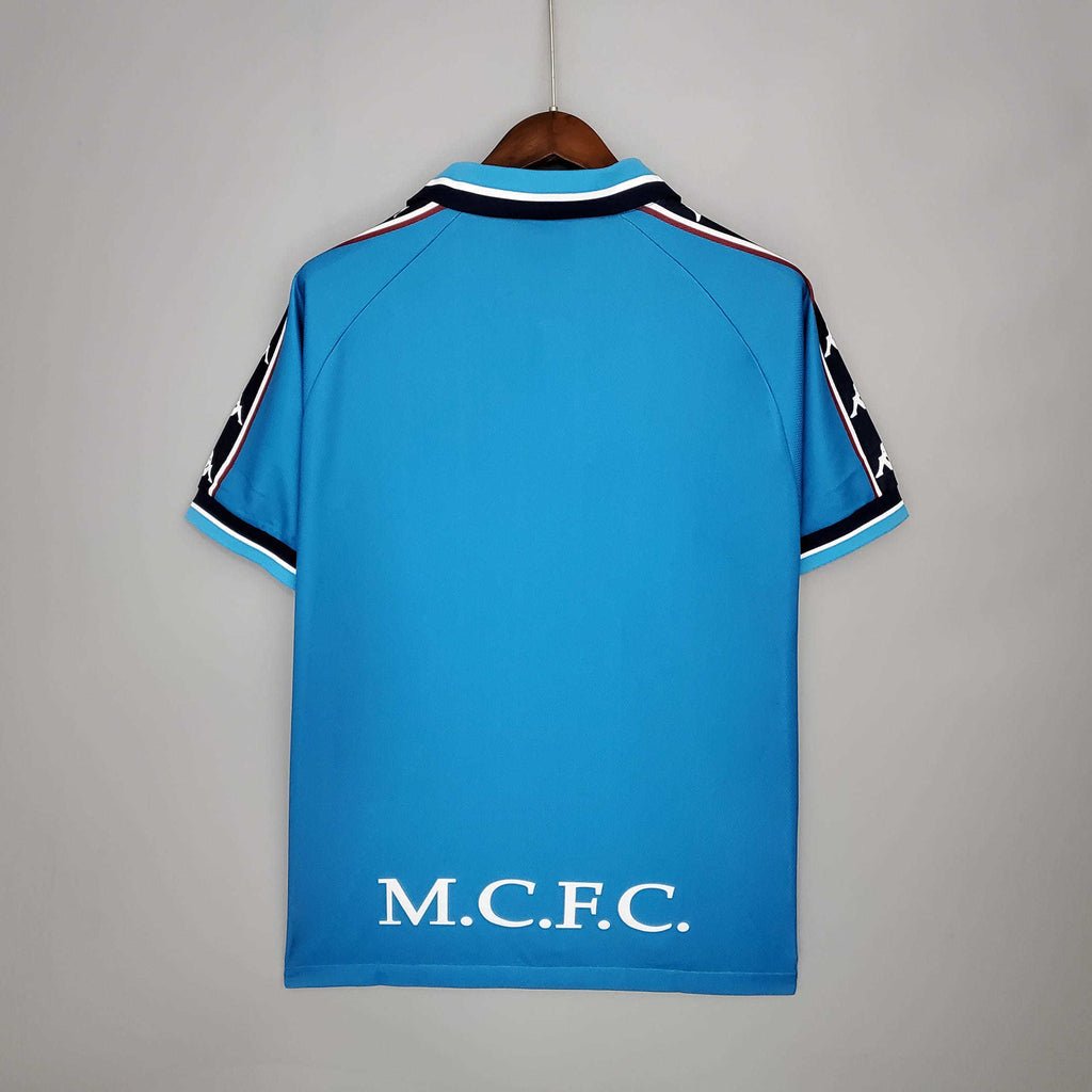 Camisa Manchester City Retrô 1997/1998 Azul - Kappa - Manto Club