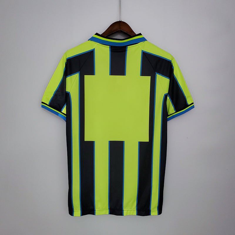 Camisa Manchester City Retrô 1998/1999 Amarela e Preta - Kappa - Manto Club