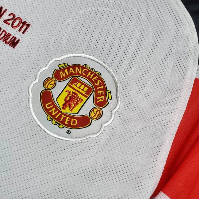 Camisa Manchester United Retrô 2010/2011 Branca - Nike - Manto Club