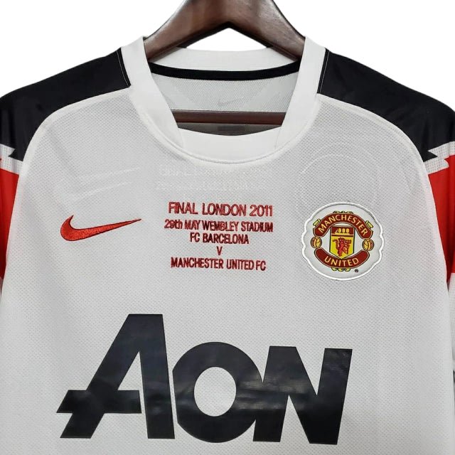 Camisa Manchester United Retrô 2010/2011 Branca - Nike - Manto Club