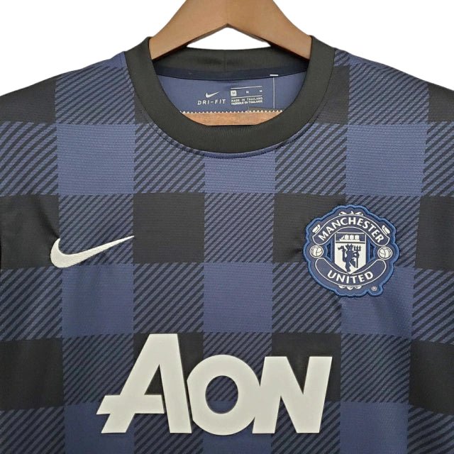 Camisa Manchester United Retrô 2013/2014 Azul Marinho - Nike - Manto Club