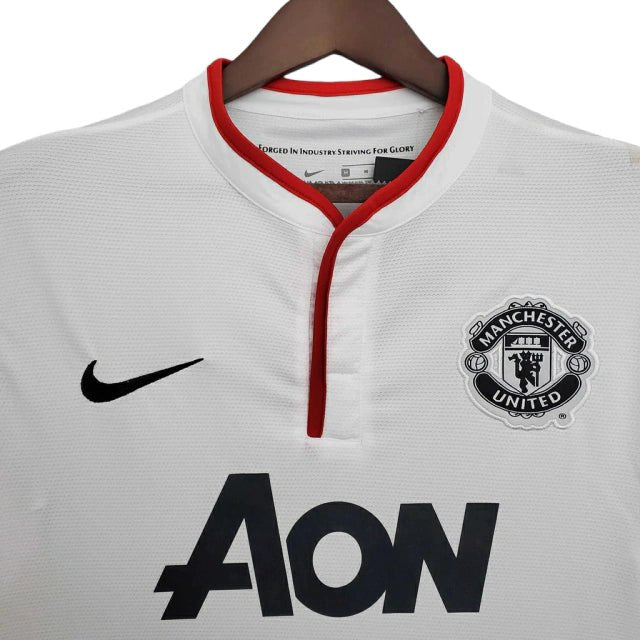 Camisa Manchester United Retrô 2013/2014 Branca - Nike - Manto Club