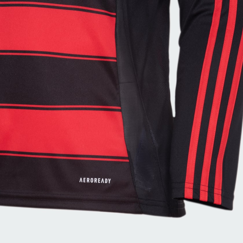 Camisa Manga Longa Adidas Flamengo 2025/26 I - Manto Club