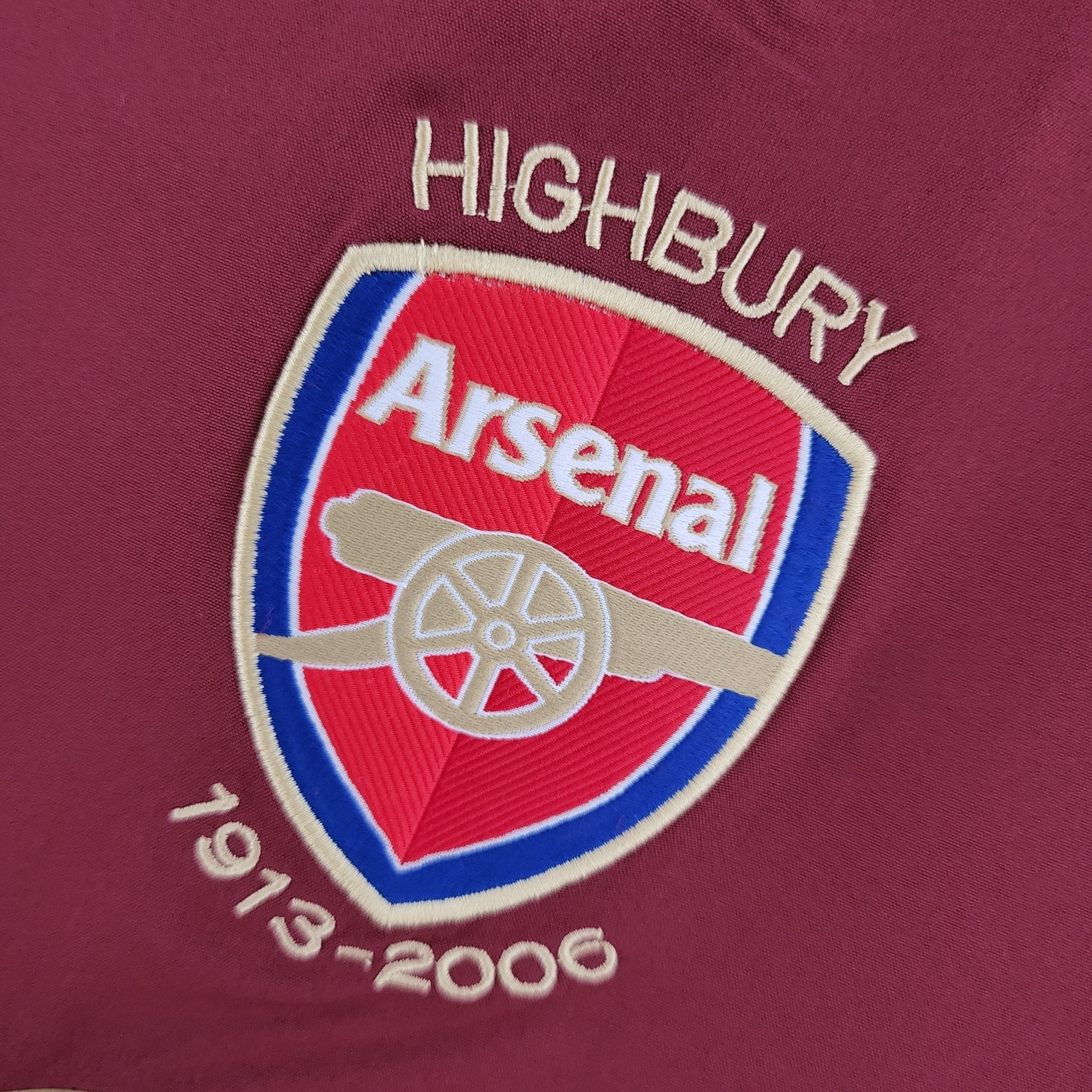 Camisa Manga Longa Arsenal 05/06 Nike - Bordo - Manto Club