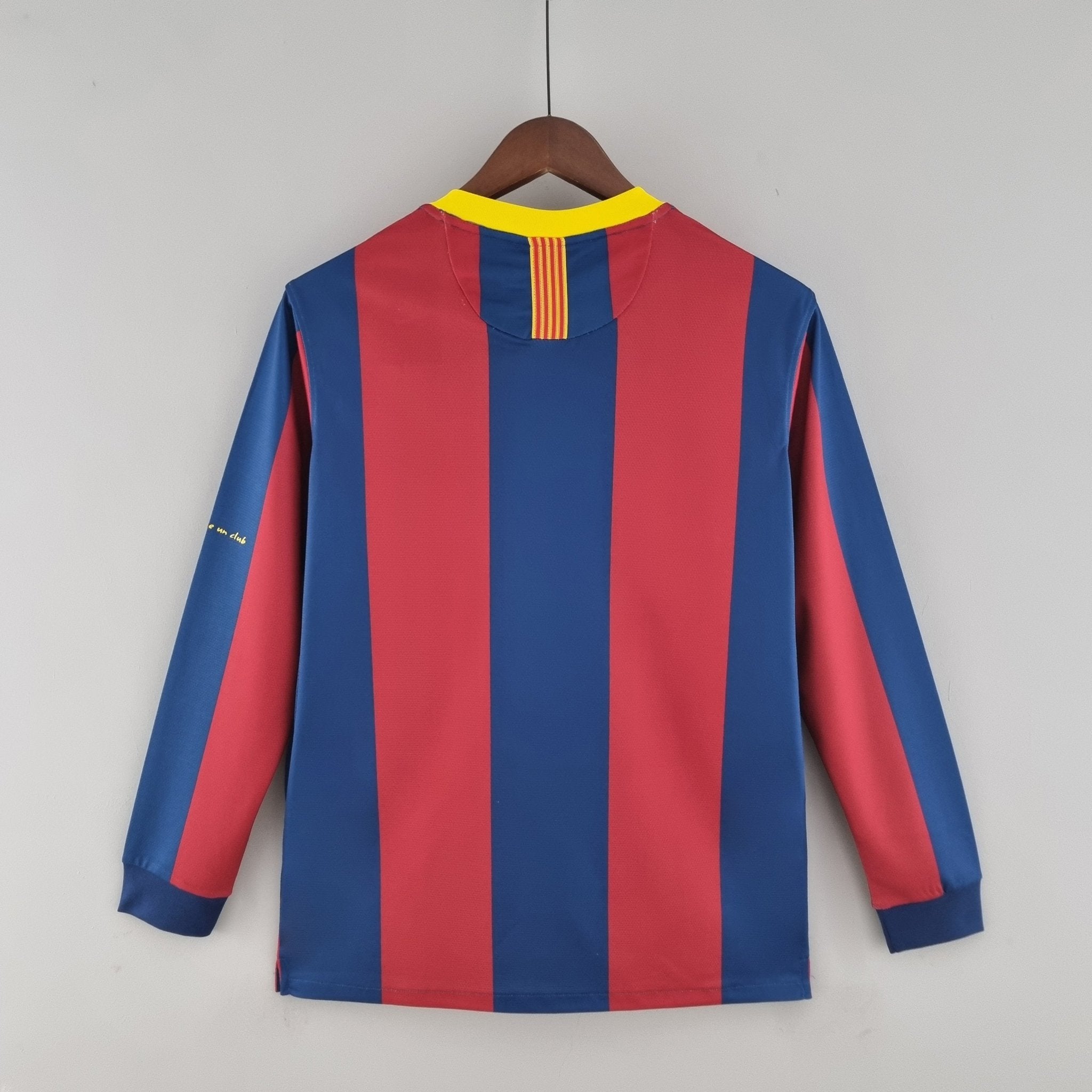 Camisa Manga Longa Barcelona 10/11 Nike - Grená - Manto Club