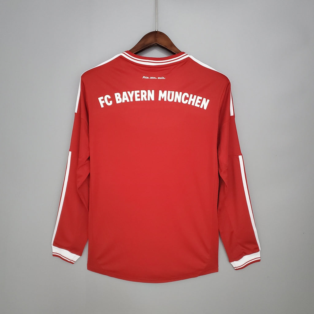 Camisa Manga Longa Bayern de Munique Champions League 2013/14 Adidas - Vermelha - Manto Club