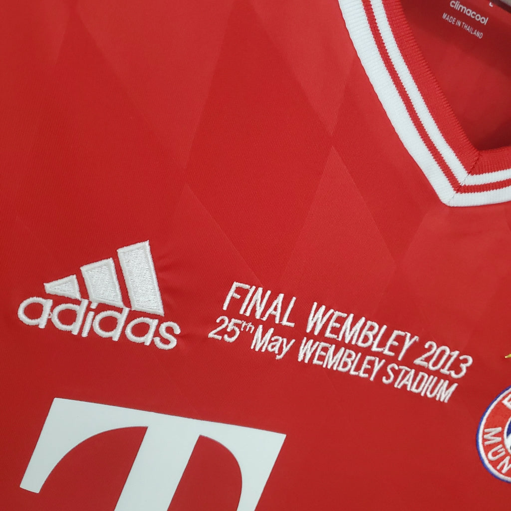 Camisa Manga Longa Bayern de Munique Champions League 2013/14 Adidas - Vermelha - Manto Club