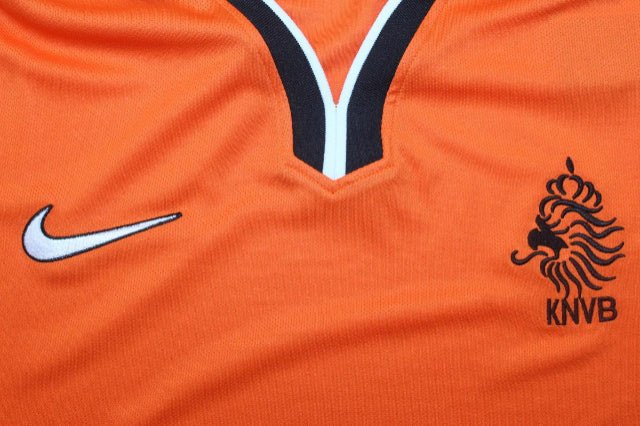Camisa Manga Longa Holanda 1998 Nike - Laranja - Manto Club