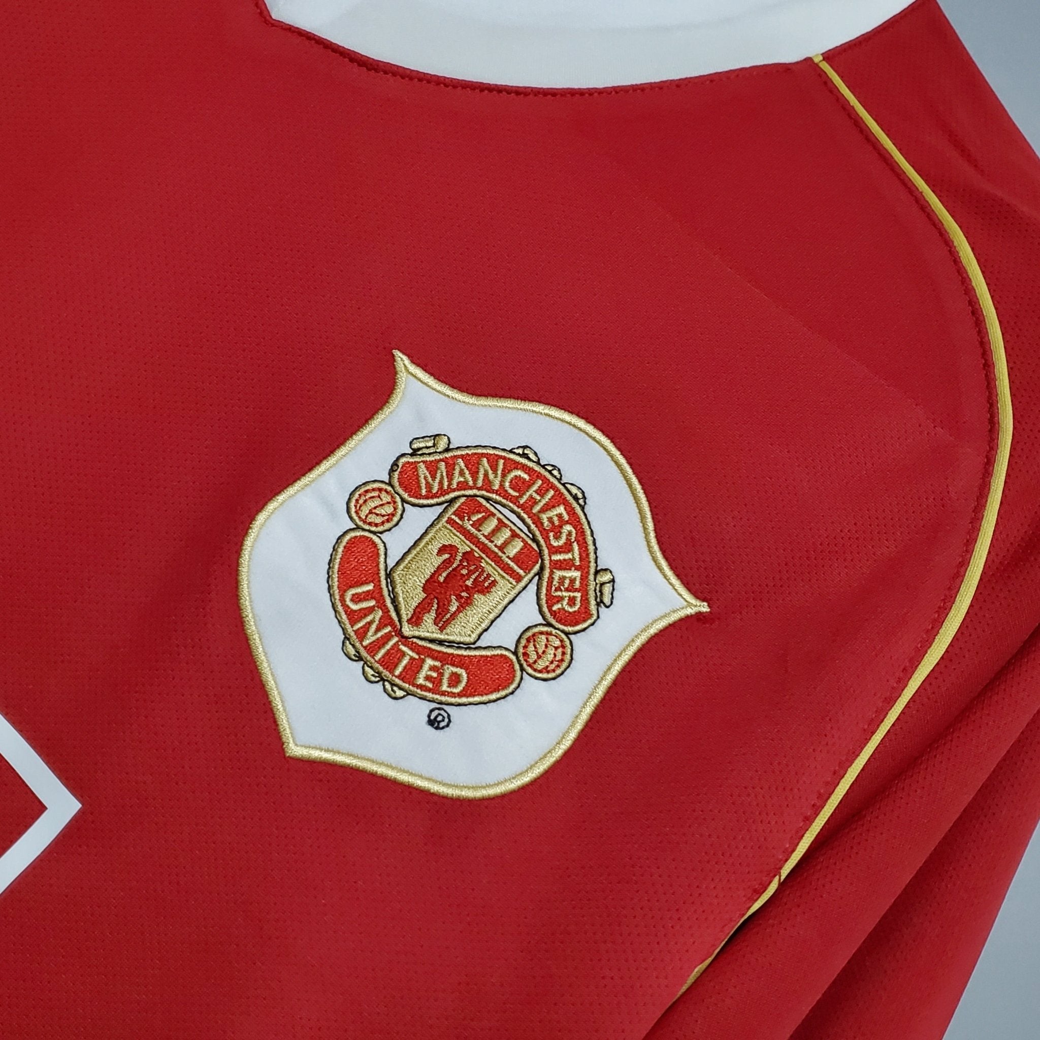 Camisa Manga Longa Manchester United 06/07 Nike - Vermelho - Manto Club