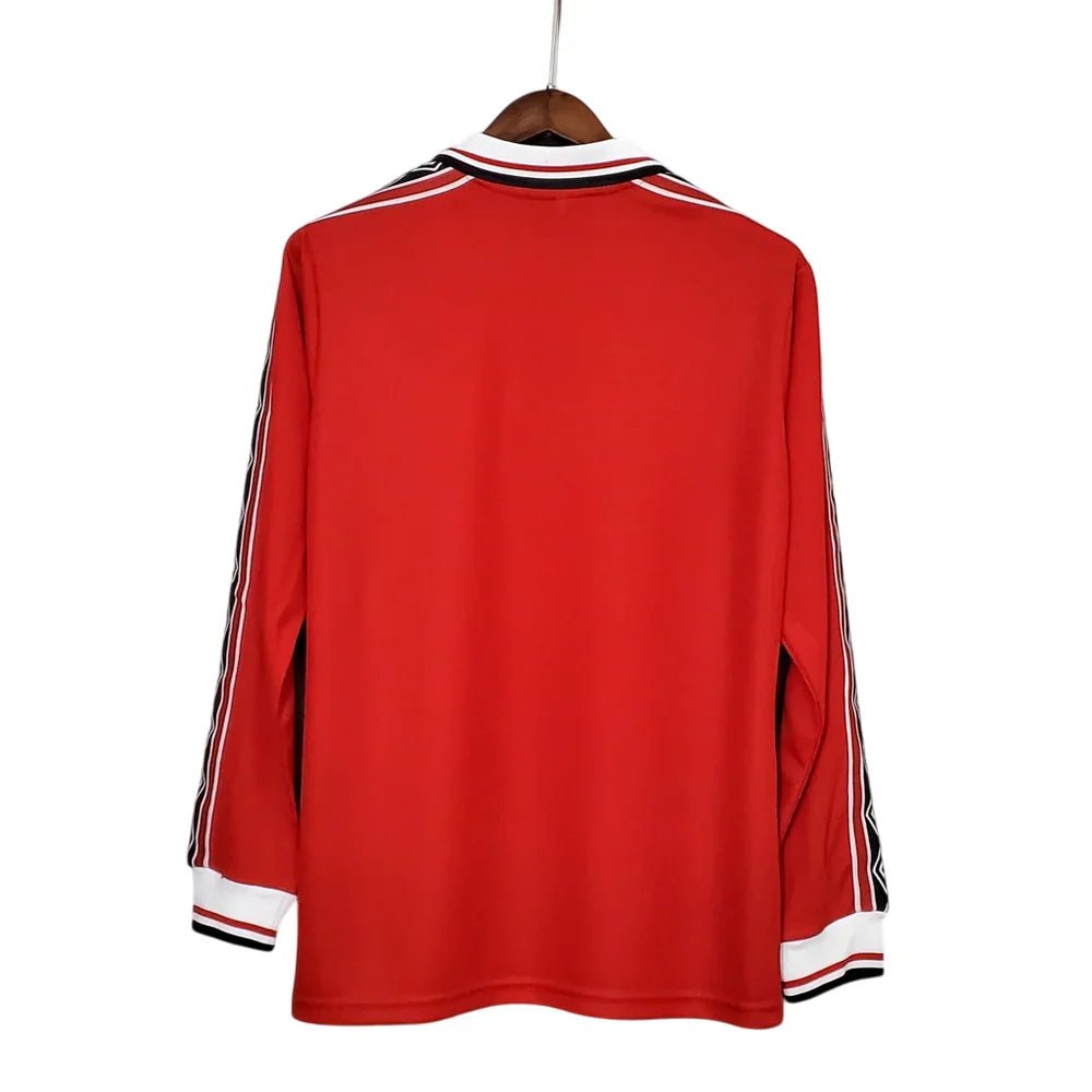 Camisa Manga Longa Manchester United 1998/99 Nike Masculino - Vermelho - Manto Club