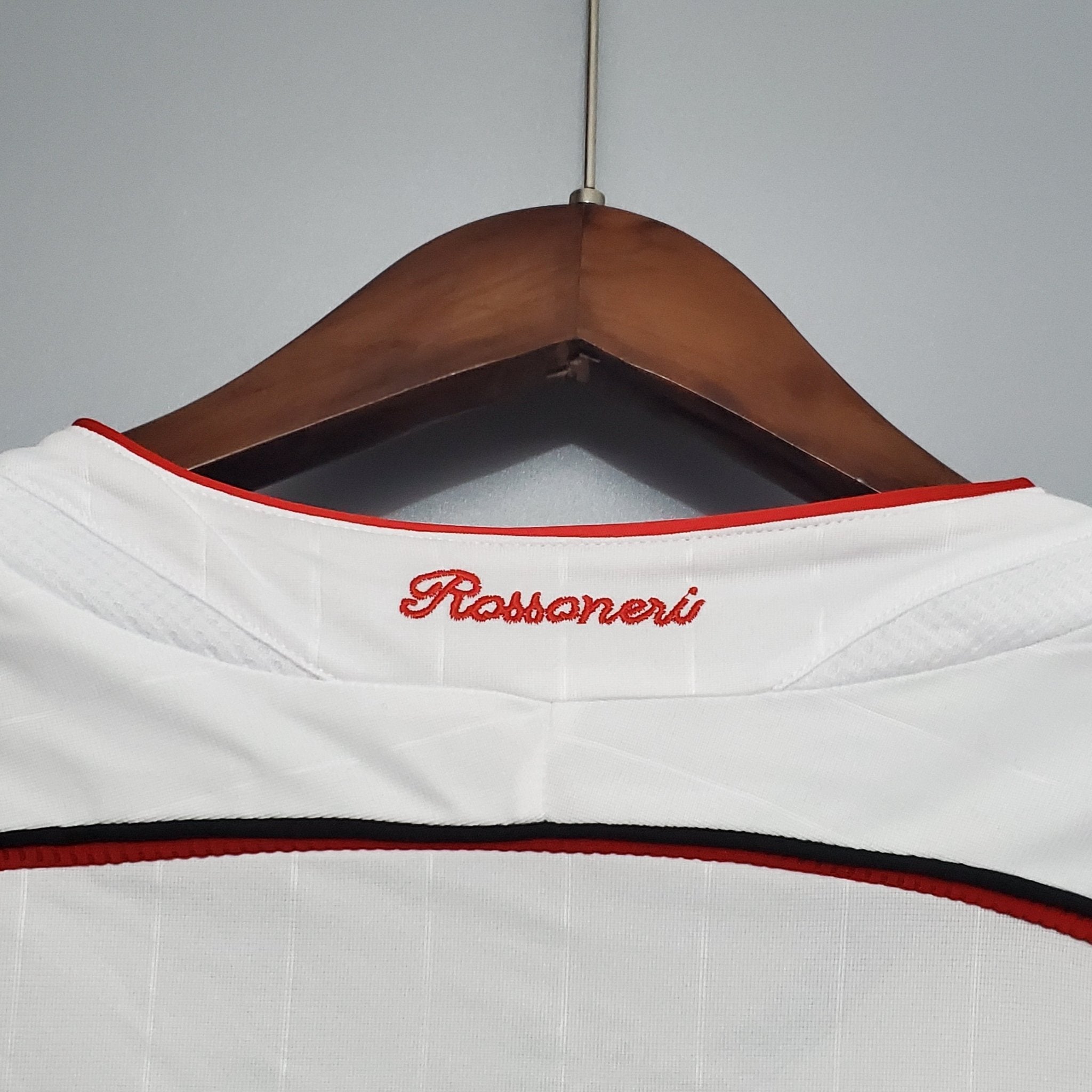 Camisa Manga Longa Milan Champions League 06/07 Adidas - Branco - Manto Club