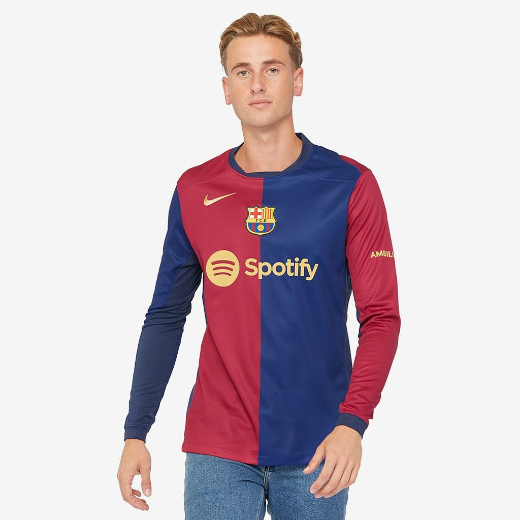 Camisa Manga Longa Nike FC Barcelona 2024/25 Torcedor - Manto Club