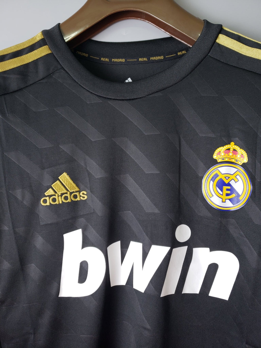 Camisa Manga Longa Real Madrid 2012 Adidas - Preto - Manto Club