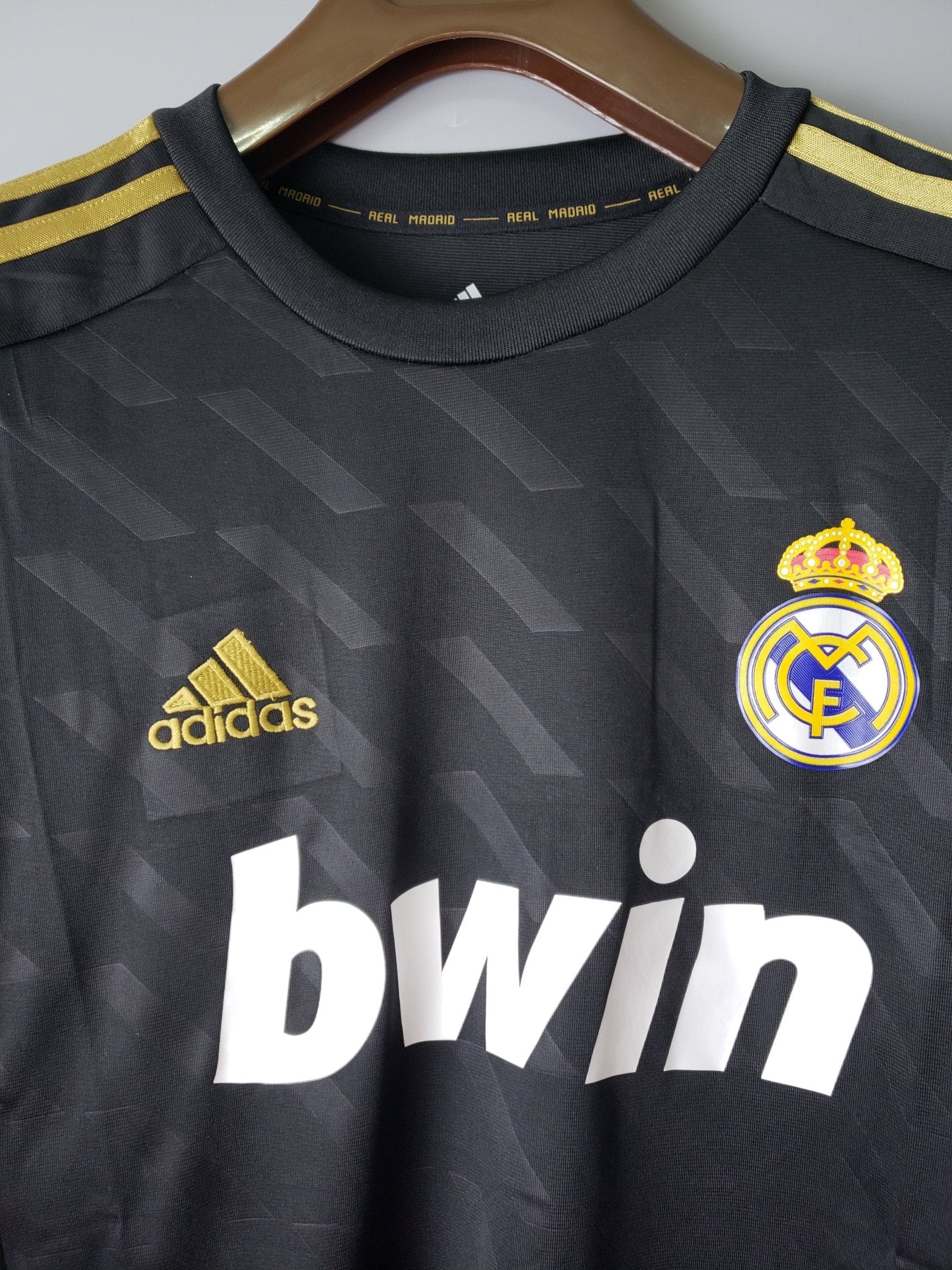 Camisa Manga Longa Real Madrid 2012 Adidas - Preto - Manto Club