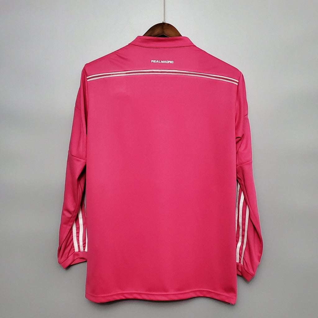 Camisa Manga Longa Real Madrid II 14/15 Adidas - Rosa - Manto Club