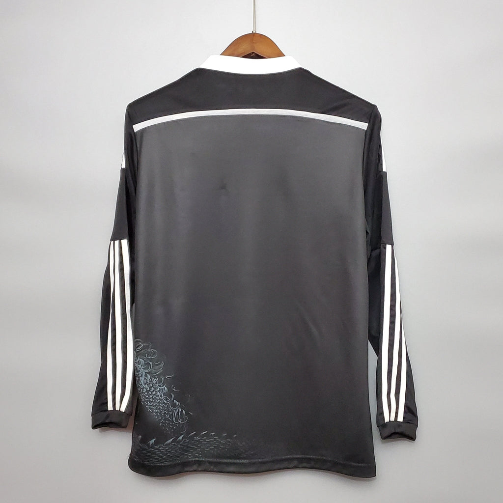 Camisa Manga Longa Real Madrid Third 14/15 Adidas - Preto - Manto Club