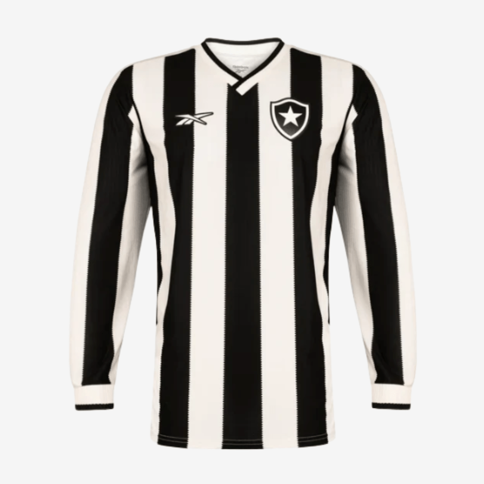 Camisa Manga Longa Reebok Botafogo 2024/25 I - Manto Club