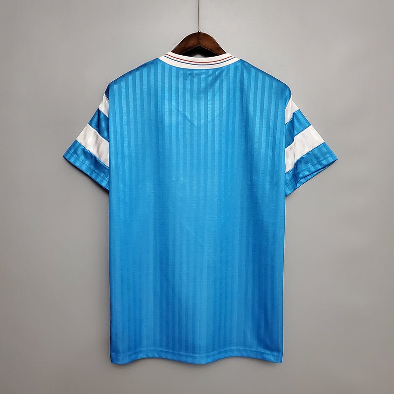 Camisa Marseille Retrô 1990 Azul - Adidas - Manto Club
