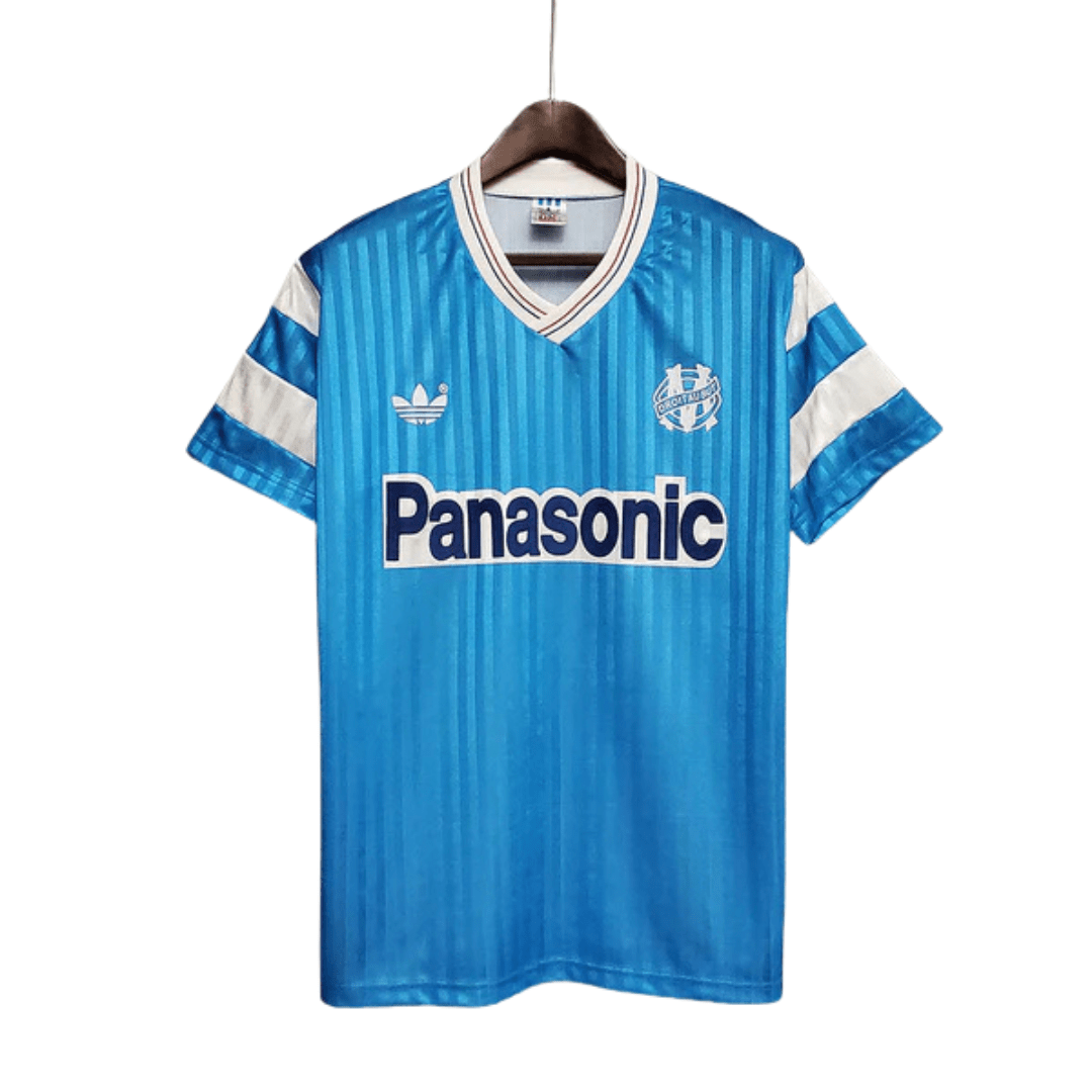 Camisa Marseille Retrô 1990 Azul - Adidas - Manto Club