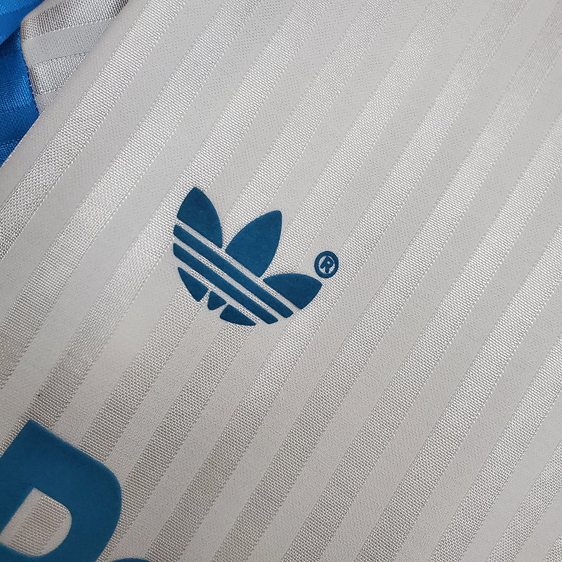 Camisa Marseille Retrô 1990 Branca - Adidas - Manto Club