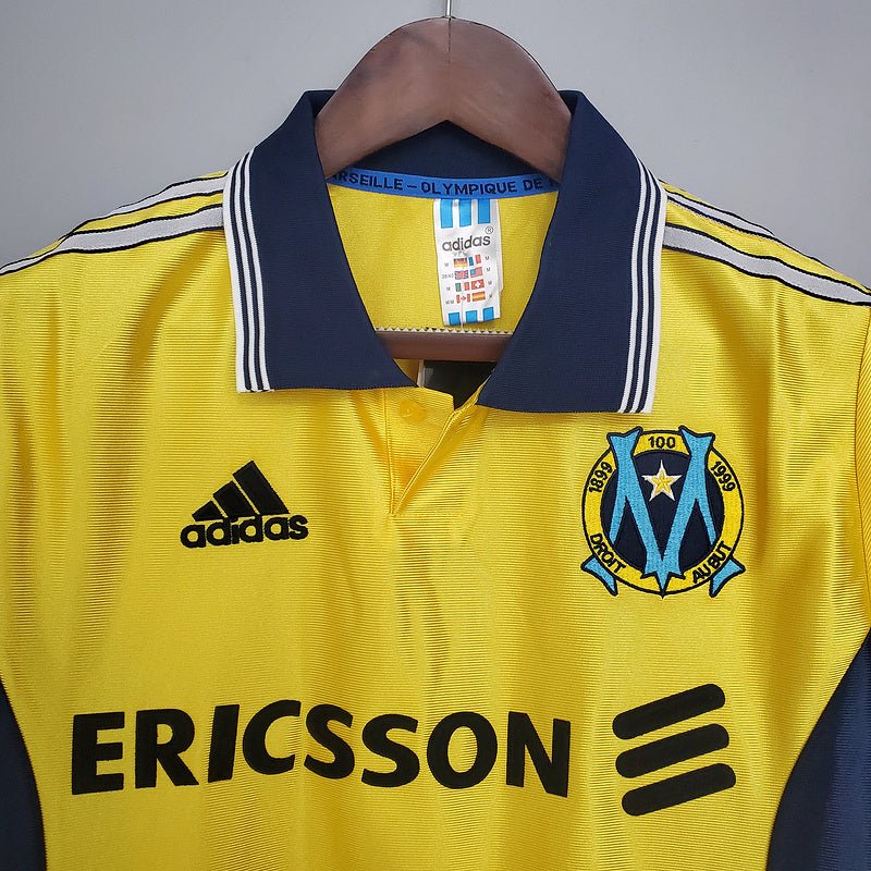 Camisa Marseille Retrô 1998/1999 Amarela - Adidas - Manto Club