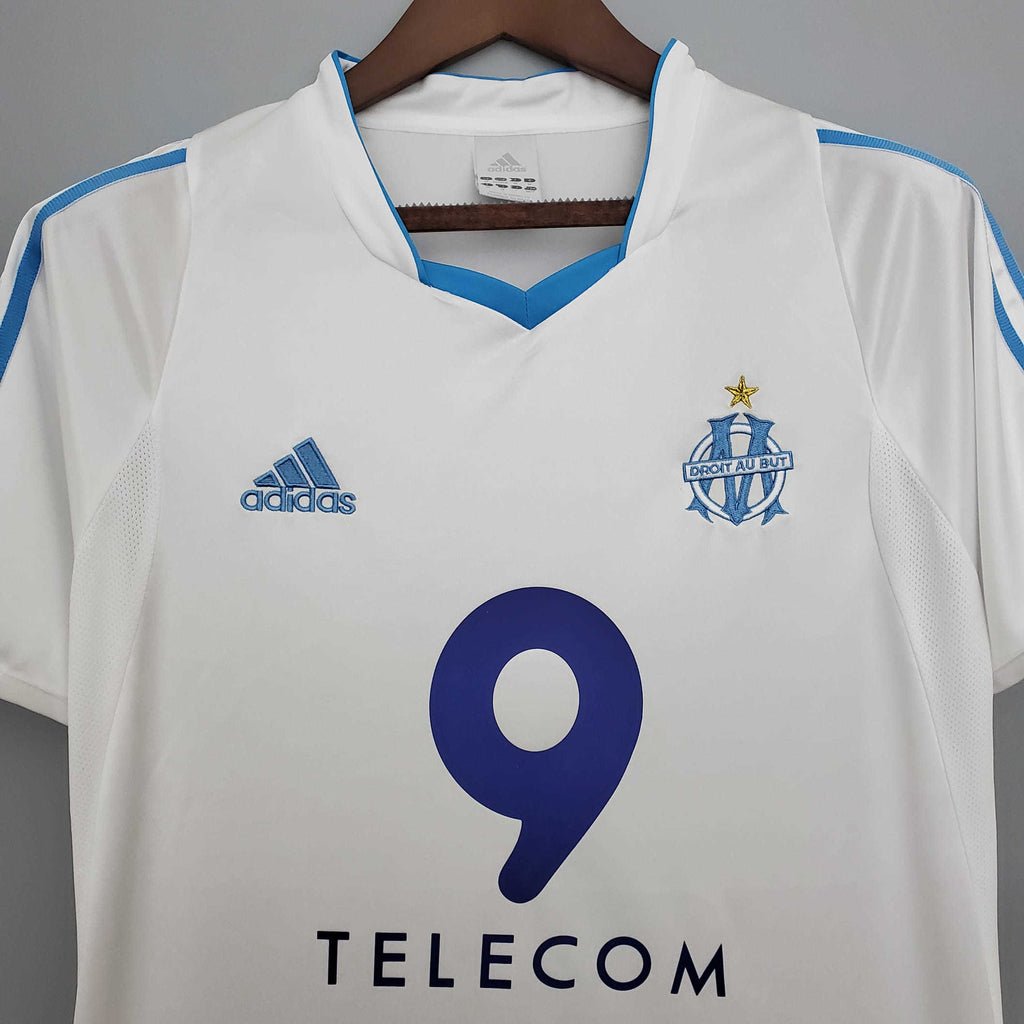 Camisa Marseille Retrô 2002/2003 Branca - Adidas - Manto Club