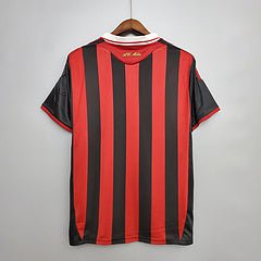 Camisa Milan Retrô 09/10 - Adidas - Vermelha e Preta - Manto Club