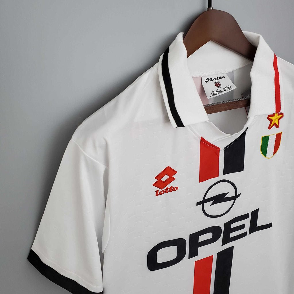 Camisa Milan Retrô 1995/1997 Branca - Lotto - Manto Club