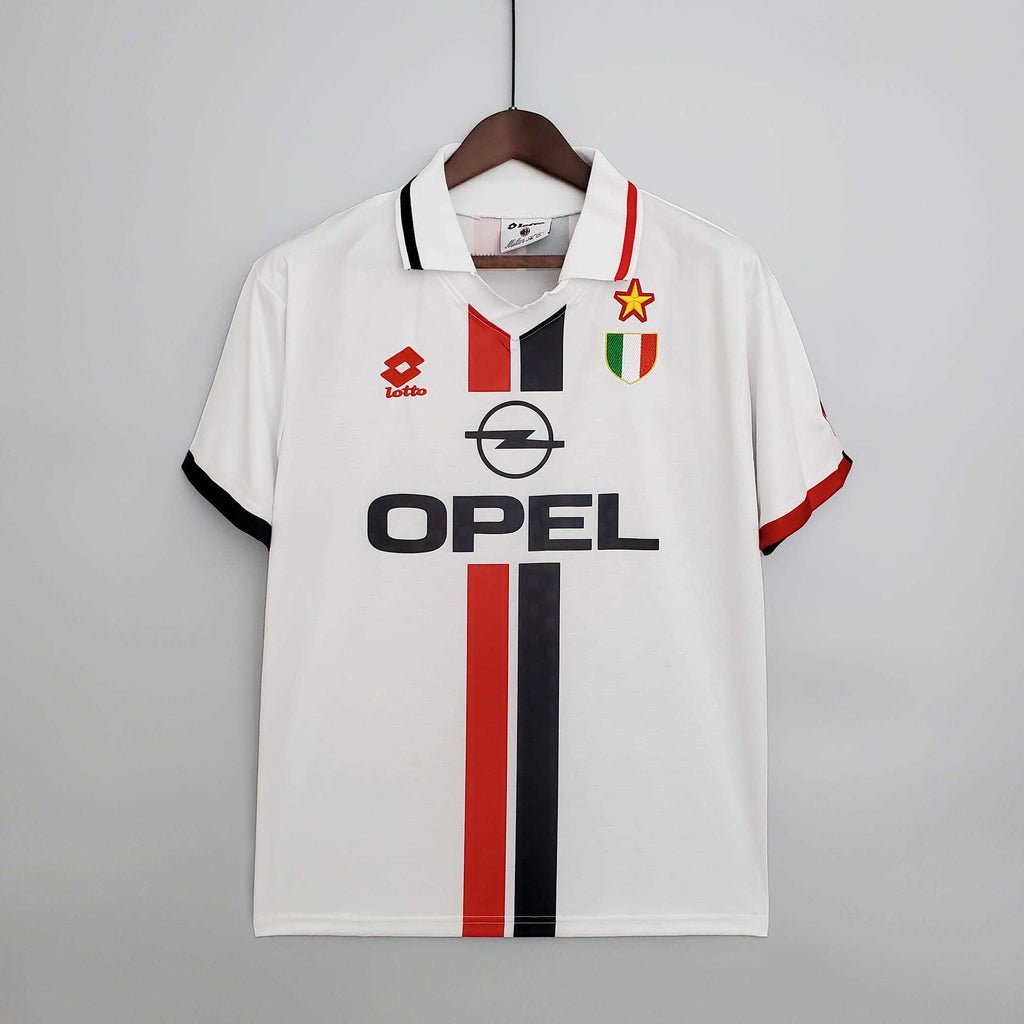 Camisa Milan Retrô 1995/1997 Branca - Lotto - Manto Club