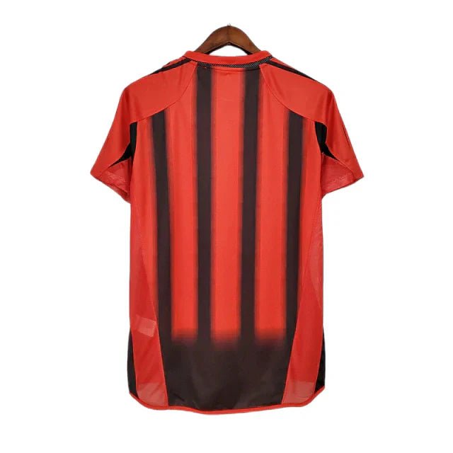 Camisa Milan Retrô 2004/2005 Vermelha e Preta - Adidas - Manto Club