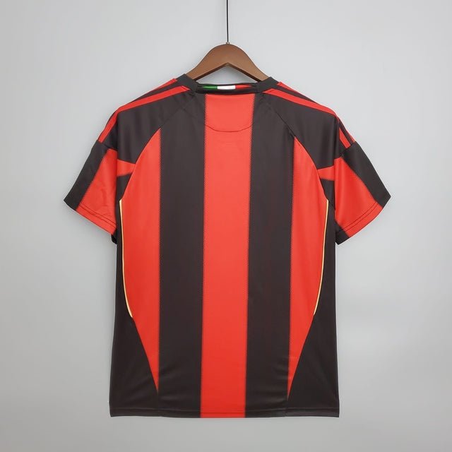 Camisa Milan Retrô 2010/2011 Vermelha e Preta - Adidas - Manto Club