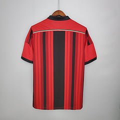 Camisa Milan Retrô 2014/2015 Vermelha e Preta - Adidas - Manto Club