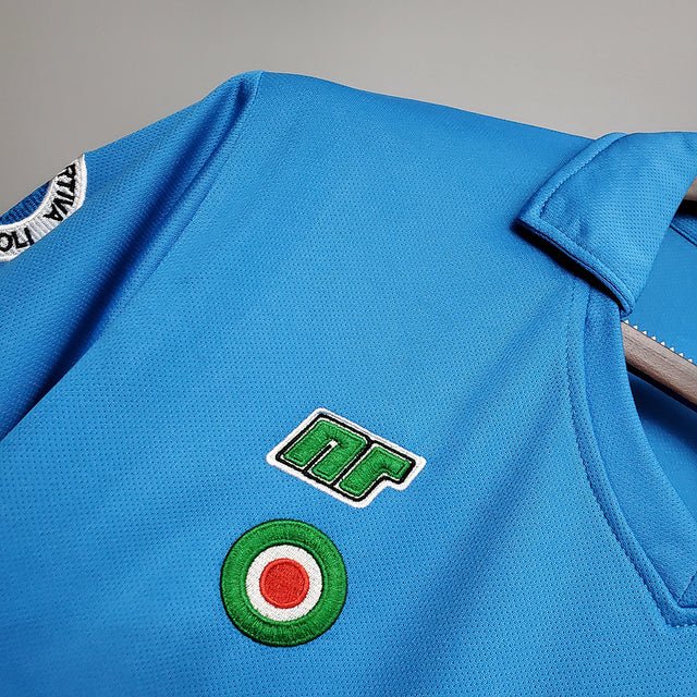 Camisa Napoli Retrô 1987/1988 Azul - Manto Club