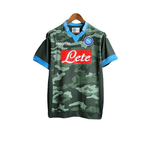 Camisa Napoli Retrô Macron 13/14 Verde - Manto Club