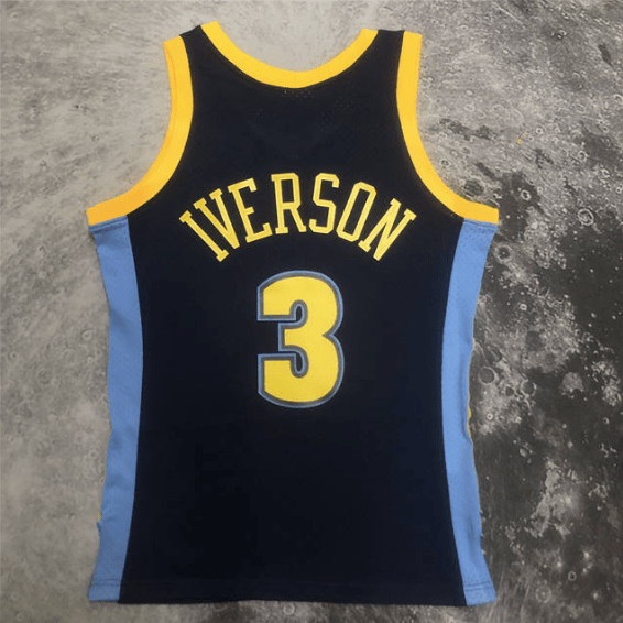 Camisa NBA Nuggets Iverson 3 - Azul - Manto Club