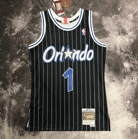 Camisa NBA Orlando Hardaway 1 - Preta - Manto Club