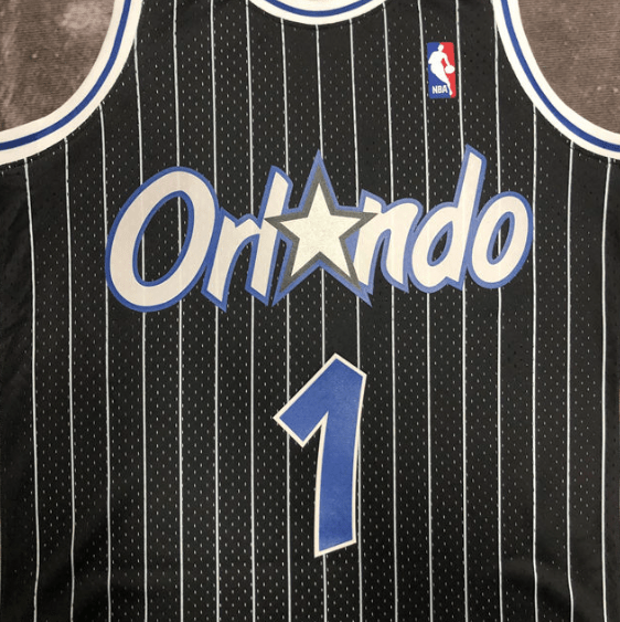 Camisa NBA Orlando Mc Grady 1 - Preta - Manto Club