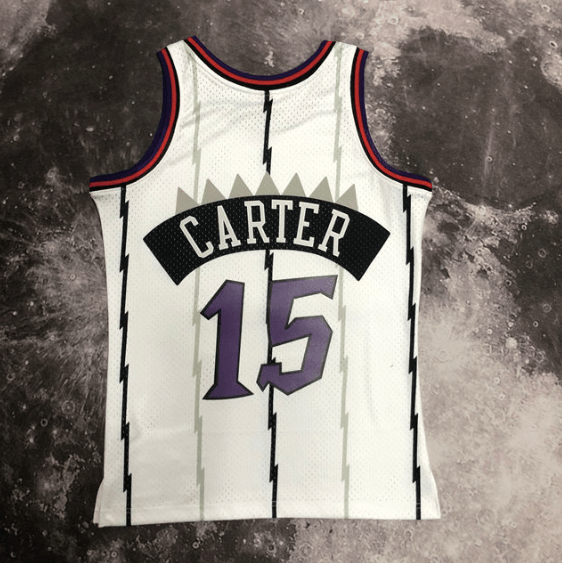 Camisa NBA Raptors Carter 15 - Branca - Manto Club
