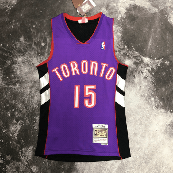Camisa NBA Raptors Carter 15 - Preta - Manto Club