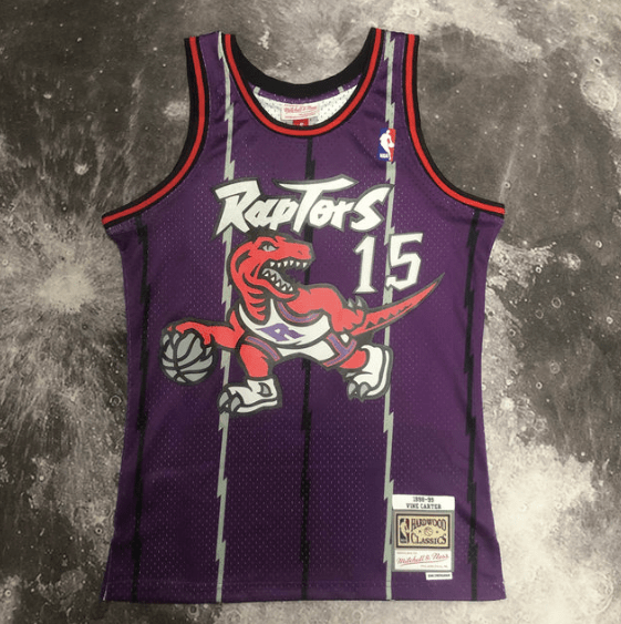 Camisa NBA Raptors Carter 15 - Roxa - Manto Club