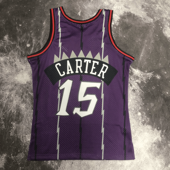 Camisa NBA Raptors Carter 15 - Roxa - Manto Club