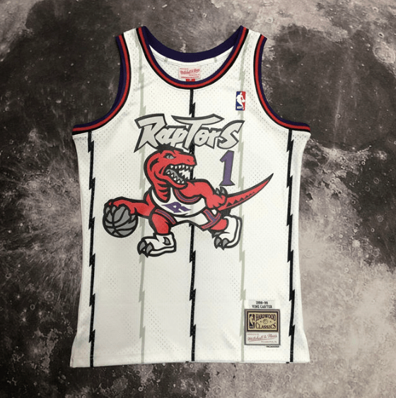 Camisa NBA Raptors Mc Grady 1 - Branca - Manto Club