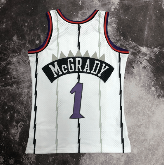 Camisa NBA Raptors Mc Grady 1 - Branca - Manto Club