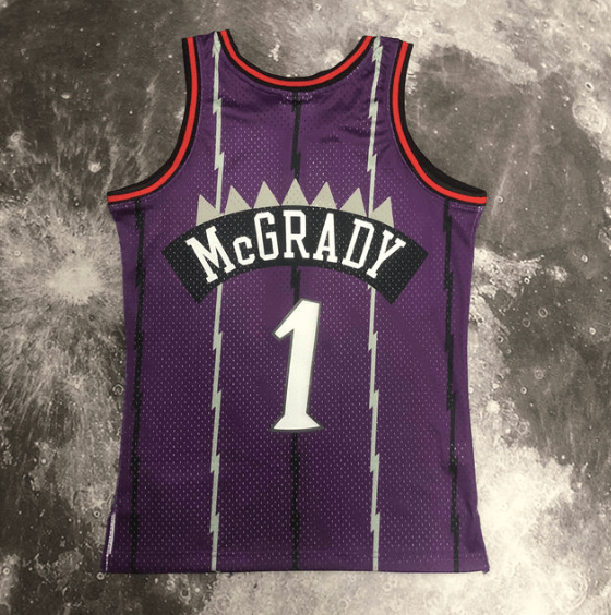Camisa NBA Raptors Mc Grady 1 - Roxa - Manto Club