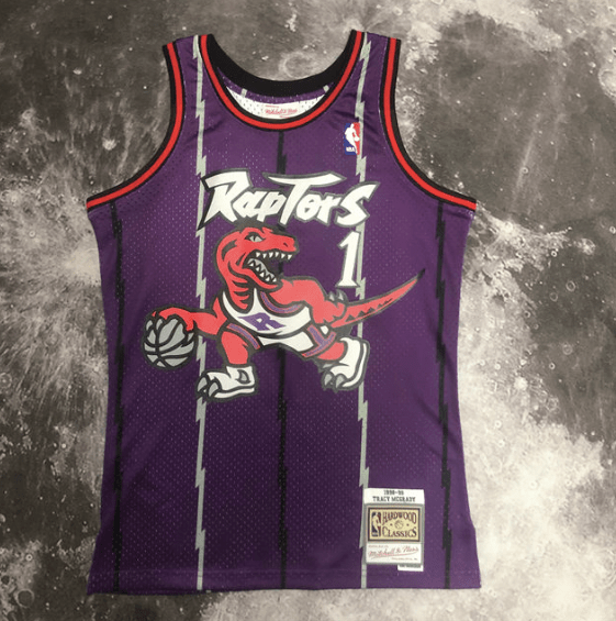 Camisa NBA Raptors Mc Grady 1 - Roxa - Manto Club