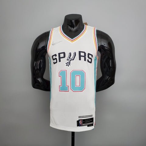 Camisa NBA Regata San Antonio Spurs Masculina - Branca - Manto Club