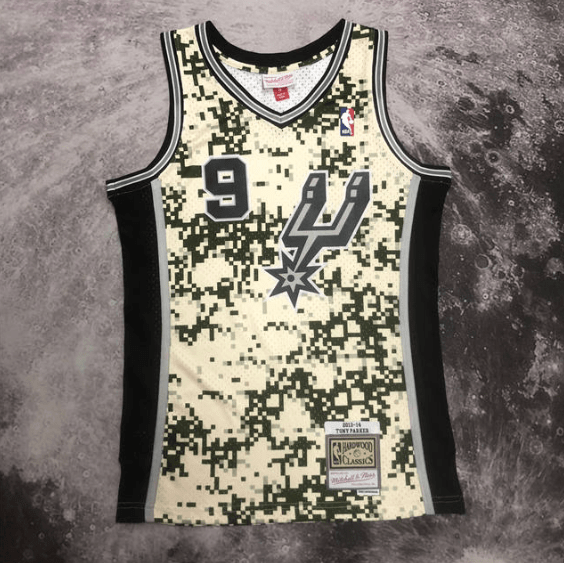 Camisa NBA Spurs Parker 9 - Bege - Manto Club