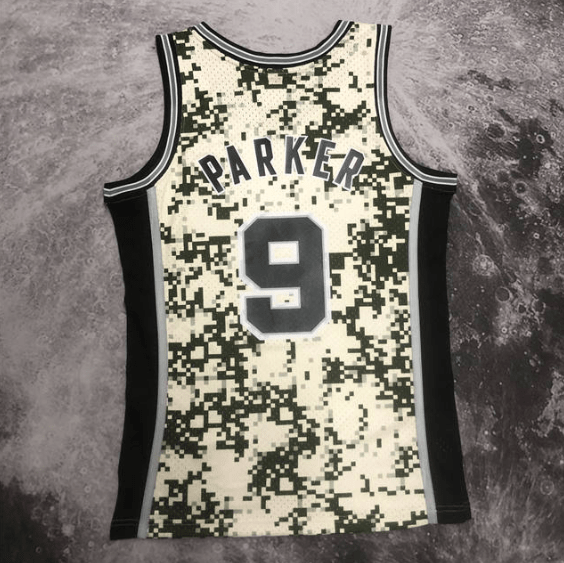 Camisa NBA Spurs Parker 9 - Bege - Manto Club